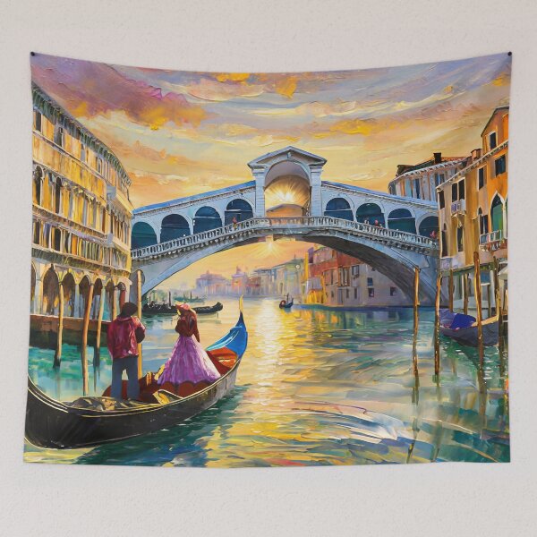 Item preview, Venice with Gondola Art Design designed and sold by MakeInShop.