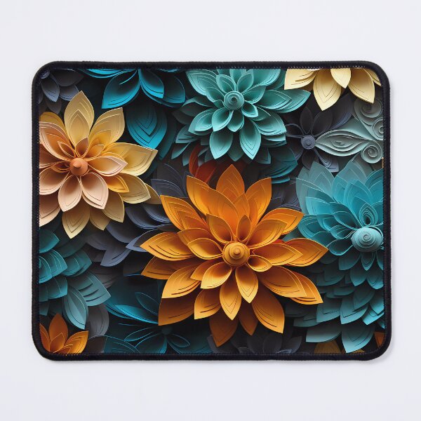 Item preview, 3D Flowers Pattern designed and sold by GiveMeMood.
