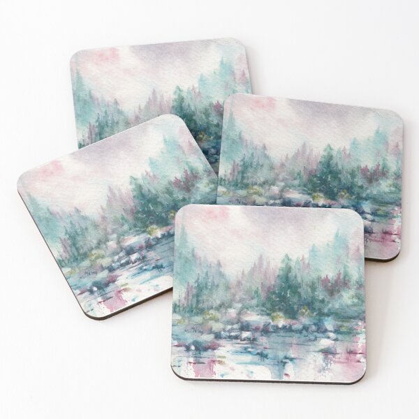 Item preview, Watercolor Landscape Painting - original by Krista Robertson designed and sold by Krista Robertson.