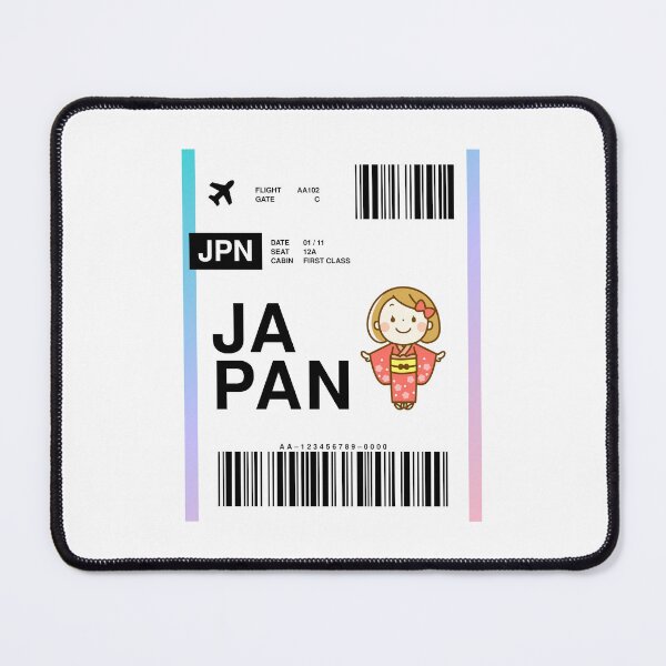 Item preview, Japan Boarding Pass designed and sold by RabbitK.