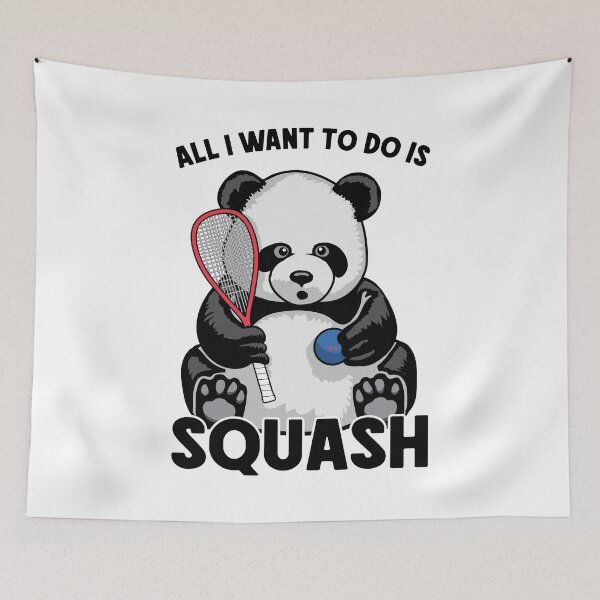 Item preview, Panda Squash All I Want To Do Is Funny Cute Bear Player designed and sold by GrandeDuc.