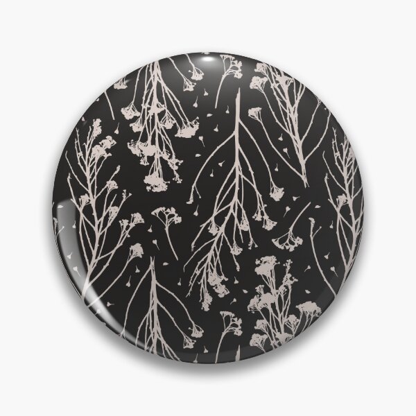 Item preview, Dark Moody Plantas probadas Patrón negro y beige designed and sold by illidesign.