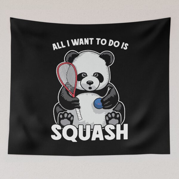 Item preview, Panda Squash All I Want To Do Is Funny Cute Bear Player designed and sold by GrandeDuc.