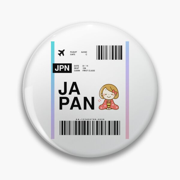 Item preview, Japan Boarding Pass designed and sold by RabbitK.