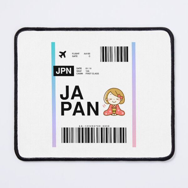 Item preview, Japan Boarding Pass designed and sold by RabbitK.