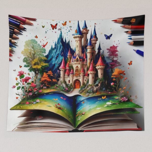 Item preview, Colorful Book fantasy designed and sold by Bunmigraphics .
