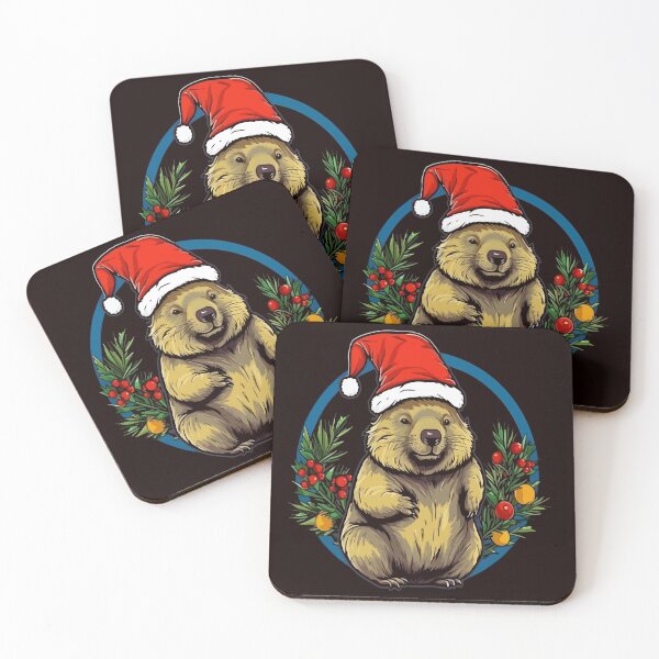 Item preview, Christmas Wombat designed and sold by creativellashop.