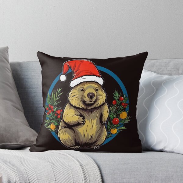 Item preview, Christmas Wombat designed and sold by creativellashop.