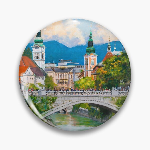 Artikelvorschau, Ljubljana Stadt Slowenien Kunstdruck entworfen und verkauft von MakeInShop.