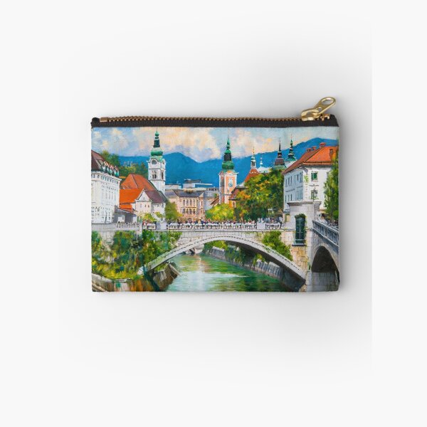 Item preview, Ljubljana City Slovenia Art Print  designed and sold by MakeInShop.