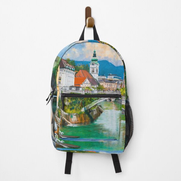 Item preview, Ljubljana City Slovenia Art Print designed and sold by MakeInShop.