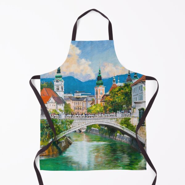 Item preview, Ljubljana City Slovenia Art Print  designed and sold by MakeInShop.