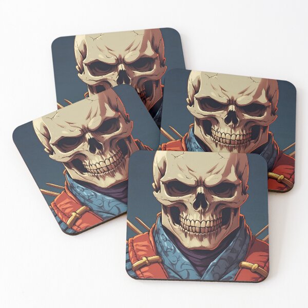 Item preview, Samurai skull designed and sold by Cute-huh.