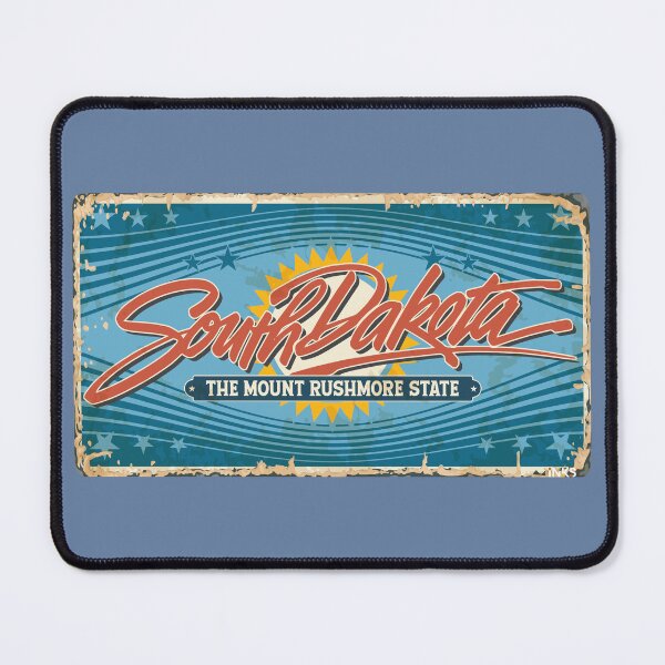 Item preview, SOUTH DAKOTA USA State Sticker T-Shirt 01 designed and sold by LocationInks.