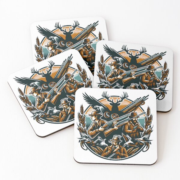 Item preview, Fearless Hunters Hunting in Jungle designed and sold by vectorillus.