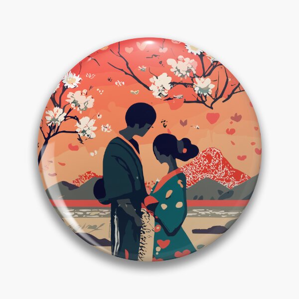 Item preview, Love Sunset Illustration designed and sold by Charm-Creations.