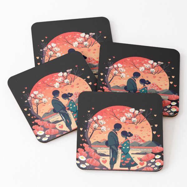 Item preview, Love Sunset Illustration designed and sold by Charm-Creations.