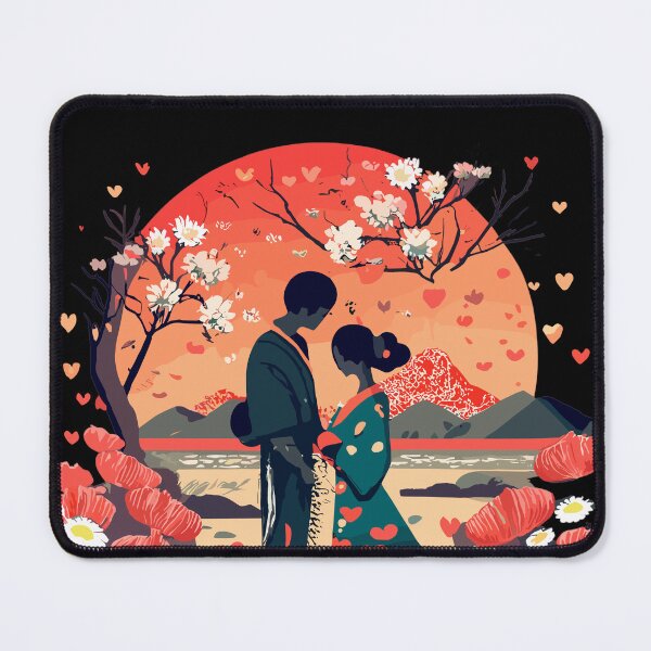 Item preview, Love Sunset Illustration designed and sold by Charm-Creations.