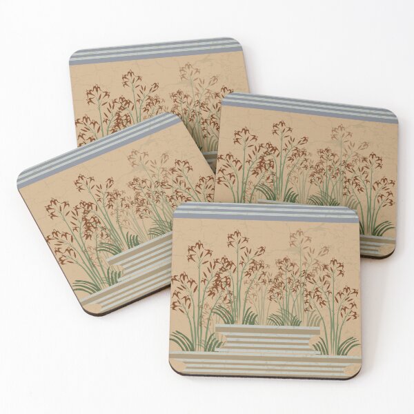 Item preview, Minoan Lily Frescoe Pattern designed and sold by Aeterna Prints.