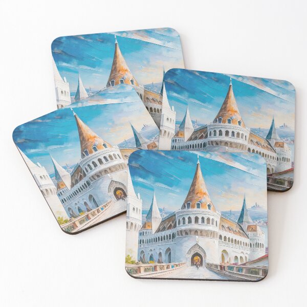 Item preview, Budapest Fisherman's Bastion Graphic Art designed and sold by MakeInShop.