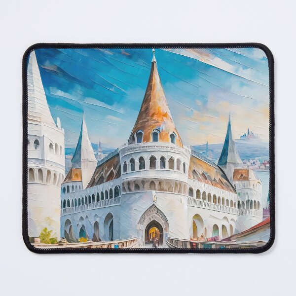 Item preview, Budapest Fisherman's Bastion Graphic Art designed and sold by MakeInShop.