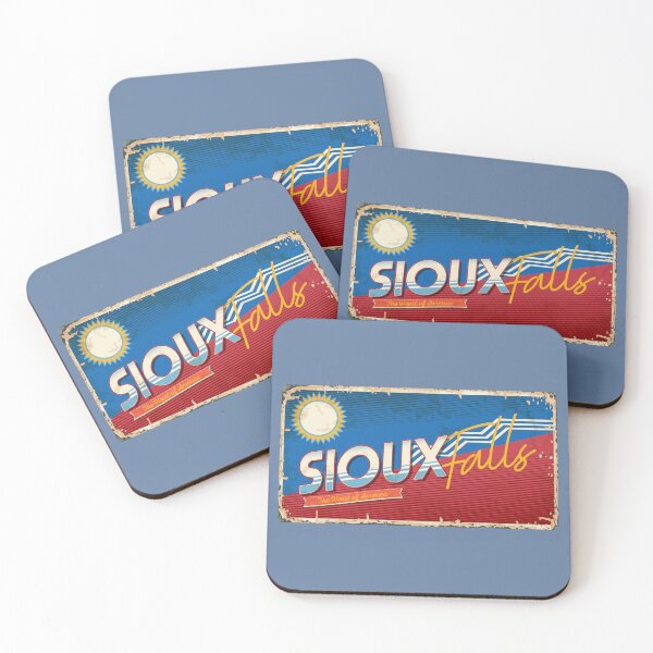 Item preview, SIOUX FALLS City South Dakota USA Sticker T-Shirt 01 designed and sold by LocationInks.