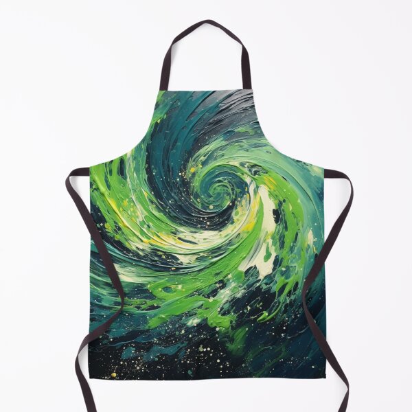 Item preview, Nautical Whirlpool - Beautiful Aquatic Blue Green Ocean Universe Abstract Painting Gift Decor designed and sold by GrinGalore.