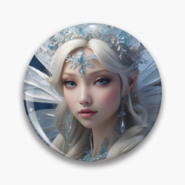 Item preview, Winter's Elegance | Frosty Fairy in a Snow-Kissed Grove designed and sold by MysticFable.