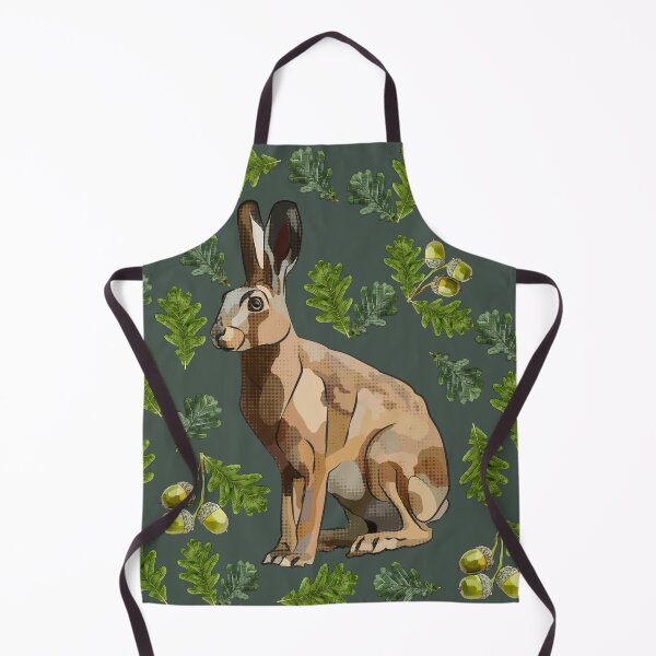 Item preview, Hare with Oak Leaves Acorns by BeeFoxTree (Forest) designed and sold by BeeFoxTree.