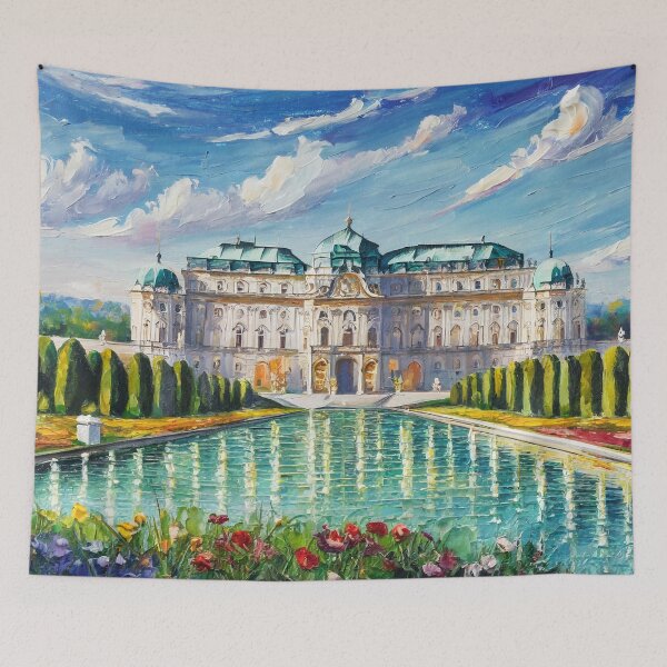 Item preview, Vienna Belvedere Palace Art Print designed and sold by MakeInShop.