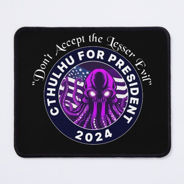 Item preview, NEON CTHULHU FOR PRESIDENT 2024  designed and sold by Marni Scofidio Desi9ns.
