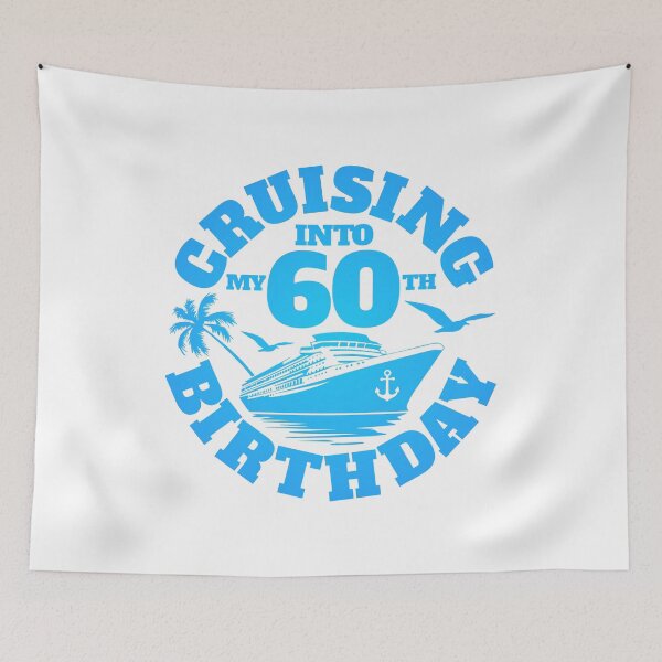 Item preview, 60th Birthday, Cruising into my 60 th Birthday designed and sold by iclipart.