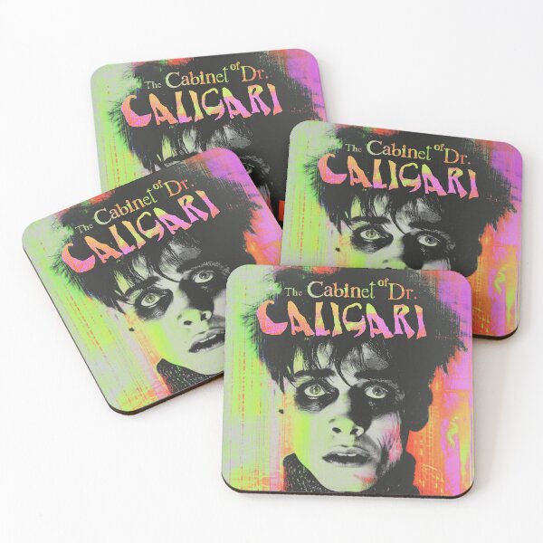 Item preview, The Cabinet of Dr. Caligari Pop Art Neon Noir Art Re-Imagined, Robert Wiene designed and sold by PrintShangri-La.