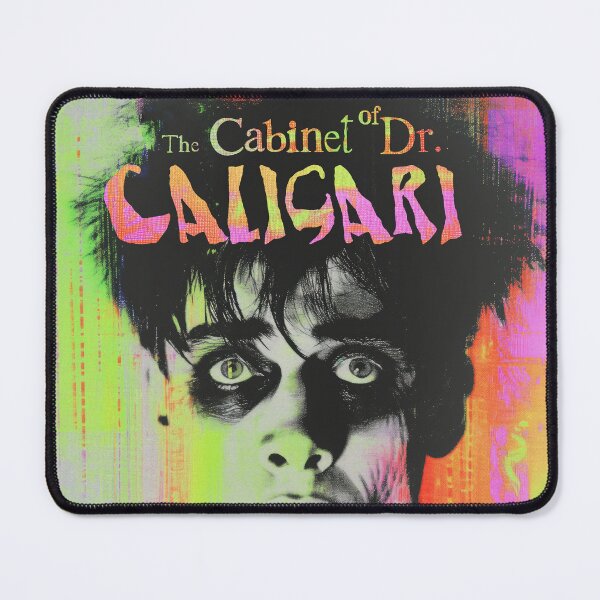 Item preview, The Cabinet of Dr. Caligari Pop Art Neon Noir Art Re-Imagined, Robert Wiene designed and sold by PrintShangri-La.