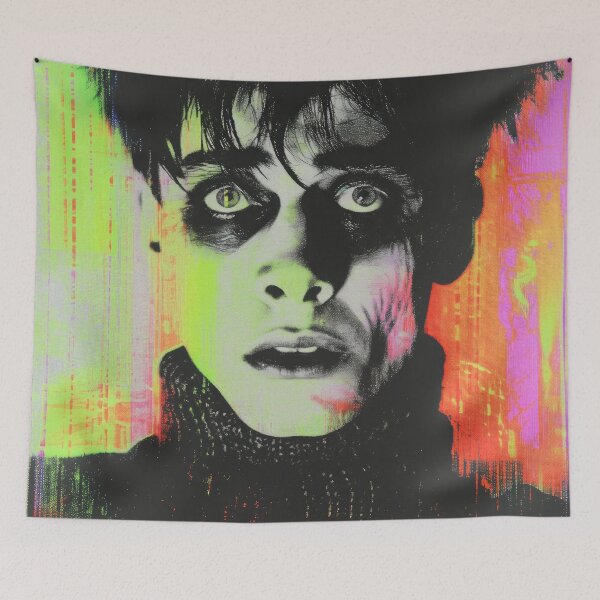Item preview, The Cabinet of Dr. Caligari Pop Art Neon Noir Art Re-Imagined, Robert Wiene designed and sold by PrintShangri-La.