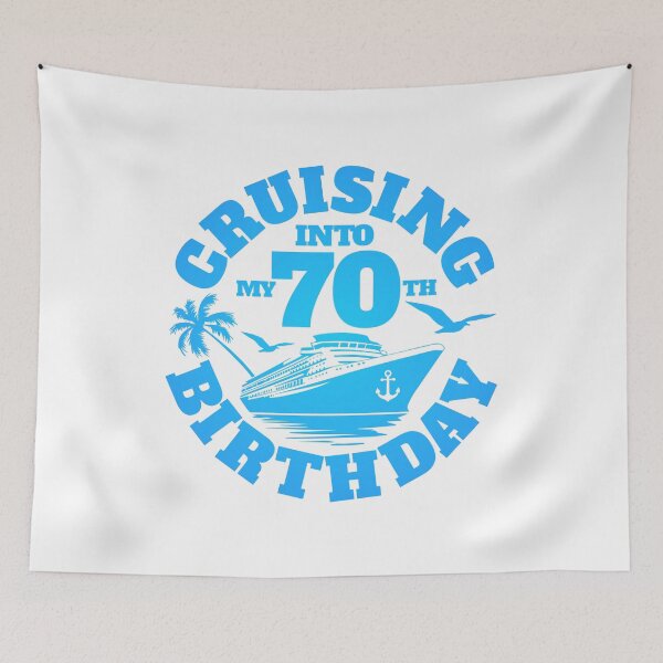 Item preview, 70th Birthday, Cruising into my 70 th Birthday designed and sold by iclipart.
