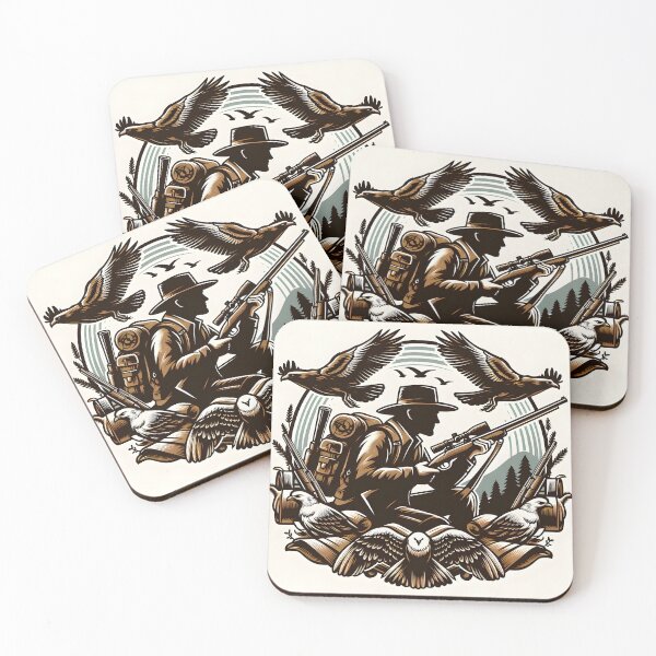 Item preview,  Fearless Hunters Hunting in Jungle designed and sold by vectorillus.
