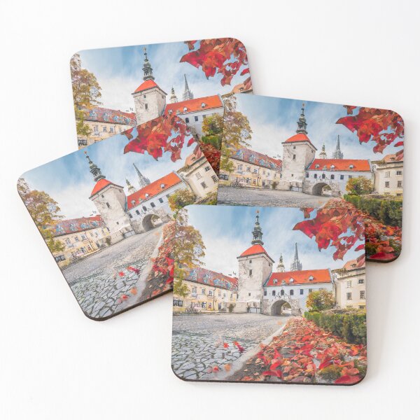 Item preview, Fall in Bratislava Slovakia Red Leafs  designed and sold by MakeInShop.