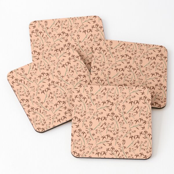 Item preview, Minoan Lily Floral Pattern designed and sold by Aeterna Prints.