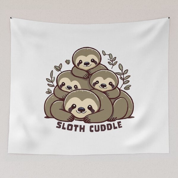 Item preview, Sloth Cuddle designed and sold by Angry Swan Designs.