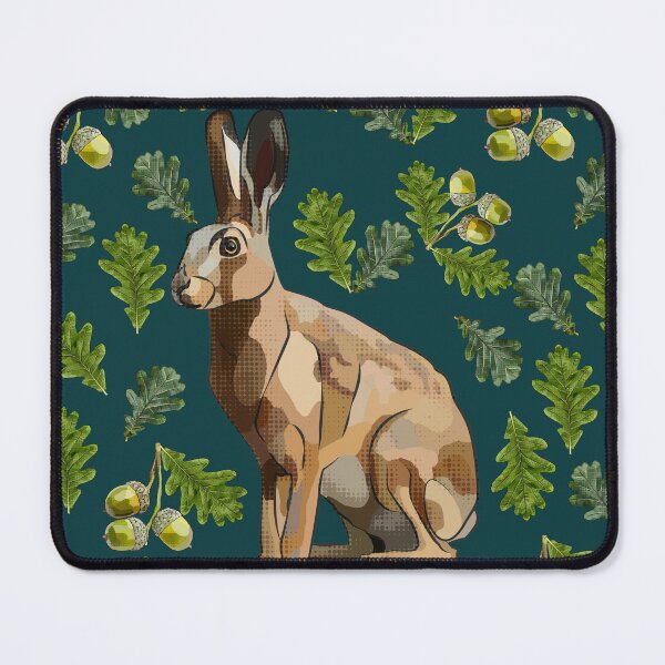 Item preview, Hare with Oak Leaves Acorns by BeeFoxTree (Moody) designed and sold by BeeFoxTree.