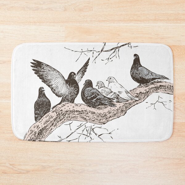 Item preview, Lovely Pigeons family Birds Design designed and sold by creativeideaz.