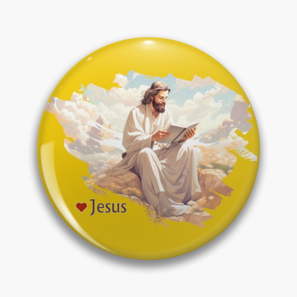 Item preview, Jesus our Master Sitting in the Middle of Nature Reading a Book designed and sold by CreativeX7.