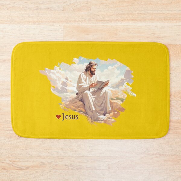 Item preview, Jesus our Master Sitting in the Middle of Nature Reading a Book designed and sold by CreativeX7.