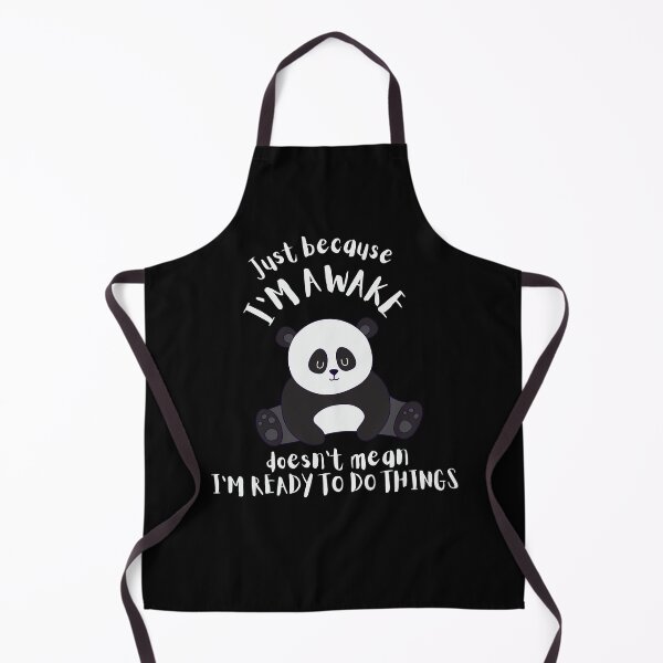 Item preview, Just Because I'm Awake Funny Panda designed and sold by AniArtPL.