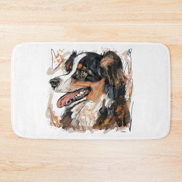 Item preview, Black Tri Colour Australian Shepherd designed and sold by TraceyMackieArt.