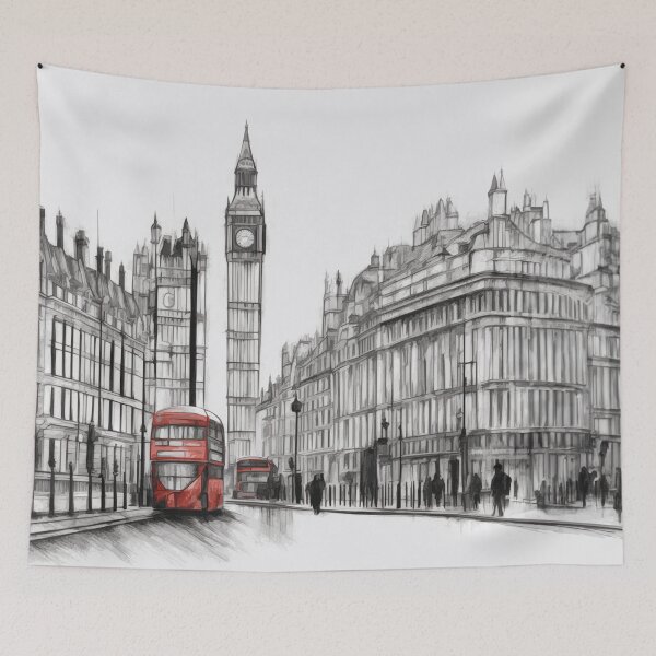 Item preview, London, Red Bus designed and sold by flashcompact.