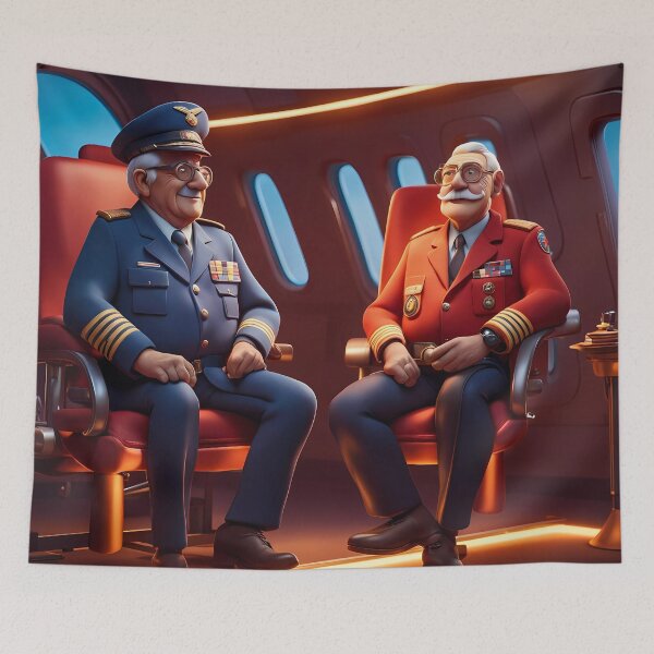 Item preview, Pensioners as commercial aircrew designed and sold by Colin Bentham.