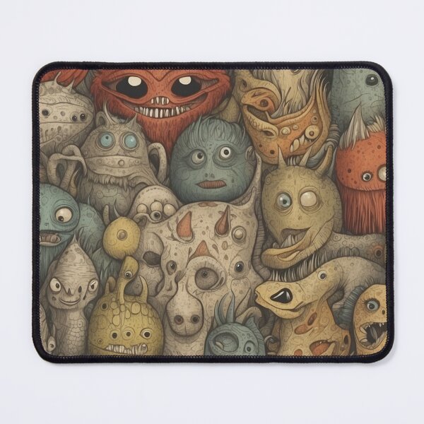 Item preview, Playful Weirdo Little Monsters Pattern designed and sold by Willyboy16.
