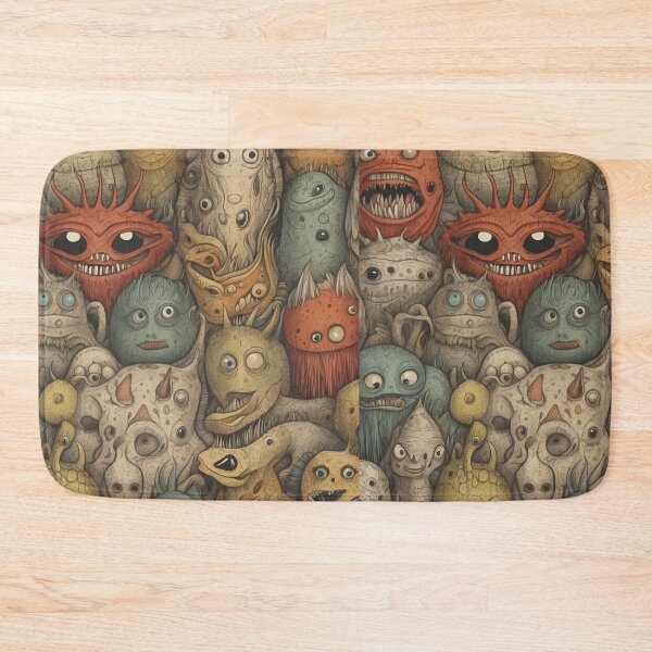 Item preview, Playful Weirdo Little Monsters Pattern designed and sold by Willyboy16.